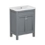 Close Coupled Toilet and Basin Vanity Unit Bathroom Suite - Avebury