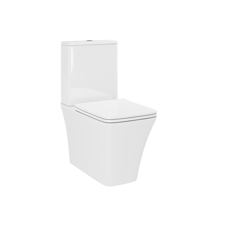 Close Coupled Toilet and Basin Vanity Unit Bathroom Suite - Avebury