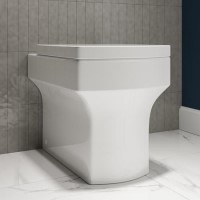 Grade A1 - Ashford Back to Wall Toilet and Soft Close Seat