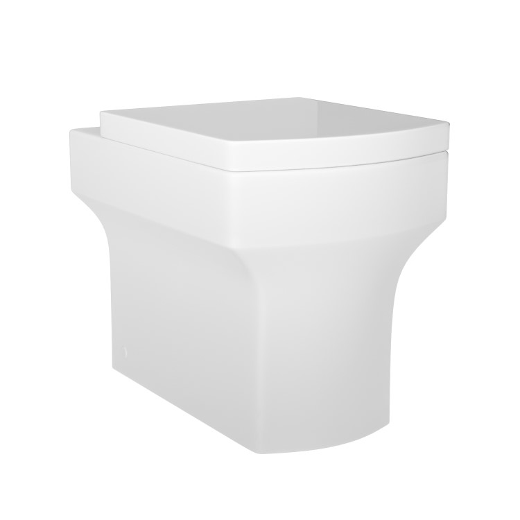 Back to Wall Rimless Toilet and Soft Close Seat - Ashford