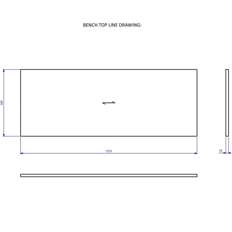 1200mm Wood Effect Wall Hung Double Countertop Vanity Unit- Roxbi