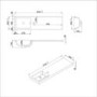 900mm Wood Effect Cloakroom Toilet and Sink Unit only with Chrome Fittings - Ashford