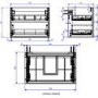 Grade A1 - 700mm Concrete Efffect Wall Hung Vanity Unit with Basin - Arragon