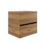 600mm Wood Effect Wall Hung Countertop Vanity Unit- Roxbi