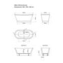 Traditional Freestanding Bath Suite with Toilet & Brass Wash Stand with Basin - Helmsley