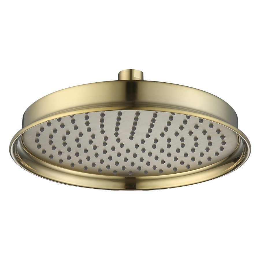 Grade A2 - Brass Shower Head with Wall Arm - Camden