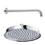 Grade A1 - Chrome Dual Outlet Wall Mounted Thermostatic Mixer Shower Set with Hand Shower - Camden