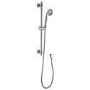 Grade A1 - Chrome Dual Outlet Wall Mounted Thermostatic Mixer Shower with Hand Shower - Camden