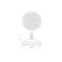 Grade A1 - Chrome Dual Outlet Wall Mounted Thermostatic Mixer Shower with Hand Shower - Camden