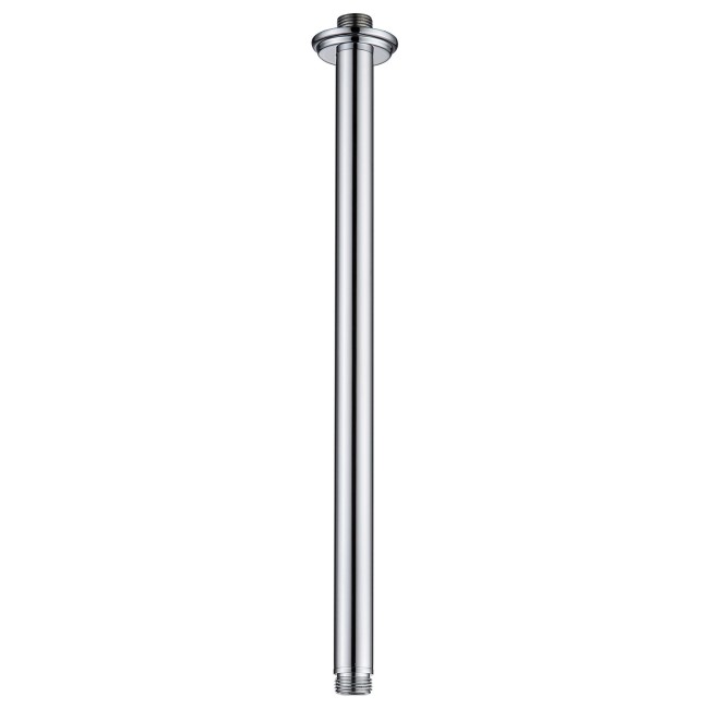 Chrome Dual Outlet Ceiling Mounted Thermostatic Mixer Shower Set with Hand Shower  - Camden