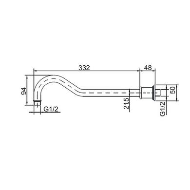 Grade A1 - Black Concealed Shower Mixer with Dual Control & Round Wall Mounted Head and Handset - Camden