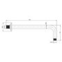 Grade A1 - Axel Triple Outlet Shower Valve Shower Head Wall Arm Slide Rail Kit and Overflow Bath Filler- Triple Handle