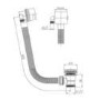 Grade A1 - Axel Triple Outlet Shower Valve Shower Head Wall Arm Slide Rail Kit and Overflow Bath Filler- Triple Handle