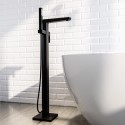 BeBa_27754 Black Freestanding Bath Filler Shower Mixer Tap - Zana