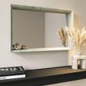 BUN/BeBa_27808/90946 Rectangular Concrete Effect Mirror 70 x 45cm - Arragon
