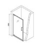900mm Square Pivot Shower Enclosure - Lyra