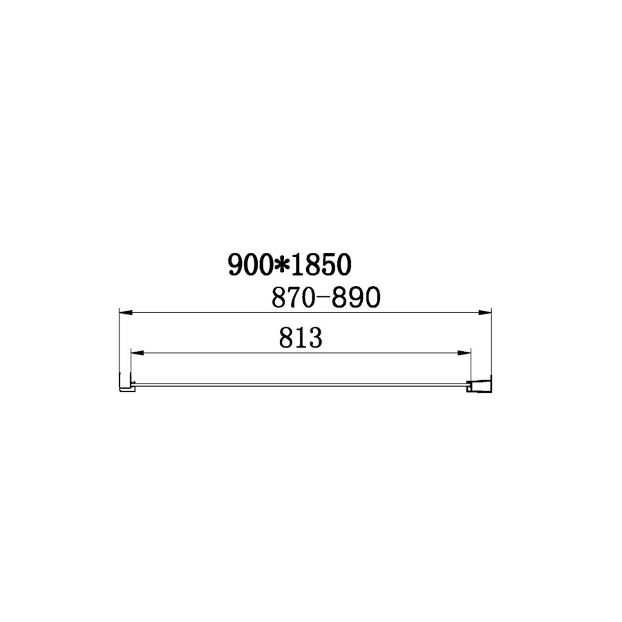 900mm Square Pivot Shower Enclosure - Lyra