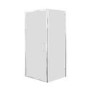 Chrome 6mm Glass Rectangular Hinged Shower Enclosure 800x900mm - Carina