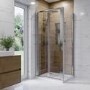 760 x 900mm Rectangular Bi Fold Shower Enclosure - Carina
