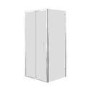 800mm Square Bi Fold Shower Enclosure with Shower Tray - Carina