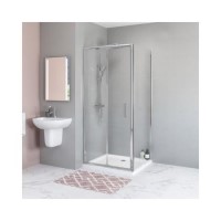 800 x 900mm Rectangular Bi Fold Shower Enclosure - Carina