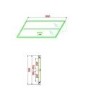 800 x 900mm Rectangular Bi Fold Shower Enclosure - Carina