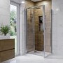 900x700mm Rectangular Bi Fold Shower Enclosure - Carina