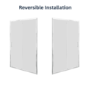 1200x900mm Chrome 6mm Glass Rectangular Sliding Shower Enclosure with Shower Tray - Carina
