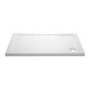 1200x900mm Chrome 6mm Glass Rectangular Sliding Shower Enclosure with Shower Tray - Carina