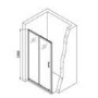 Chrome 6mm Glass Rectangular Sliding Shower Enclosure with Shower Tray 1400x800mm - Carina