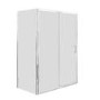 1600x760mm Rectangular Sliding Shower Enclosure - Carina