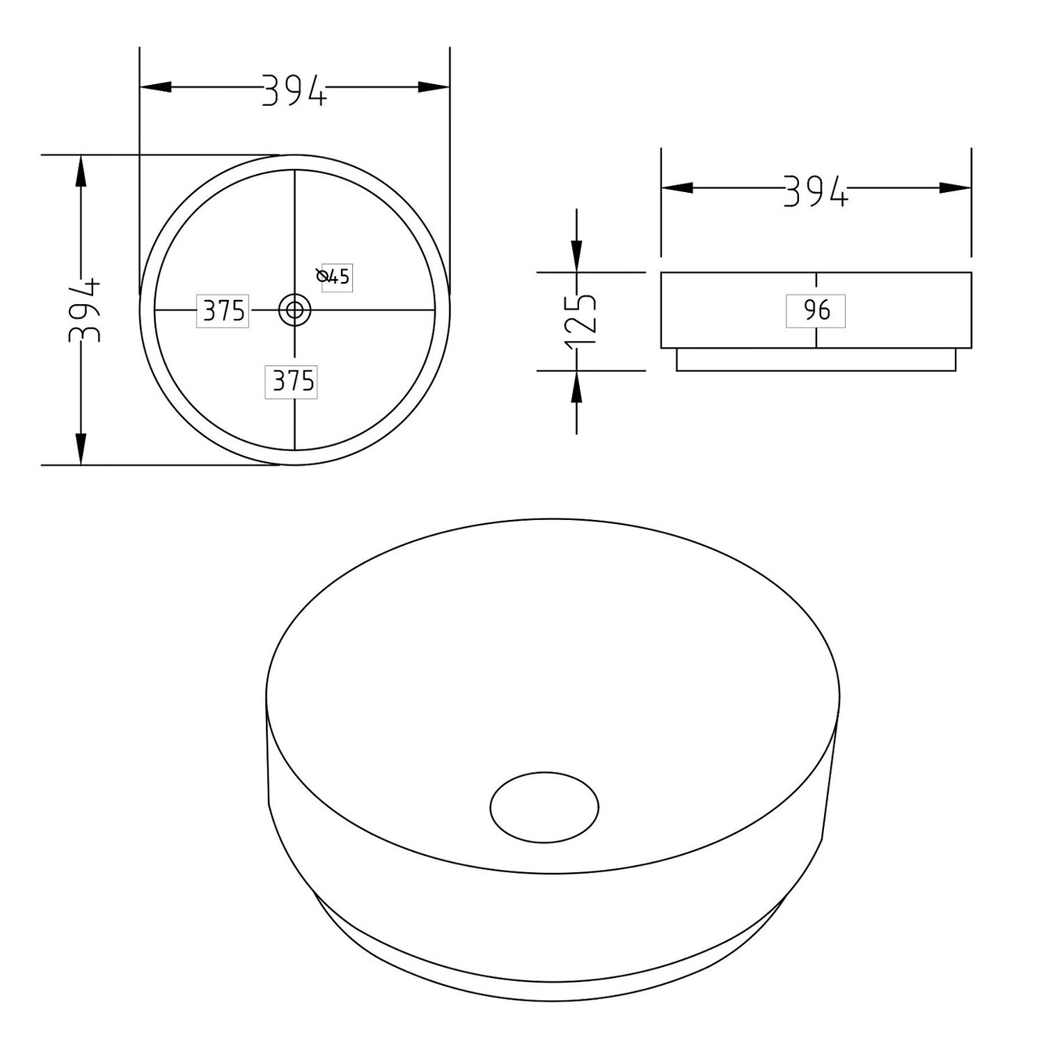 800mm Green Wall Hung Countertop Vanity Unit with White Marble Effect
