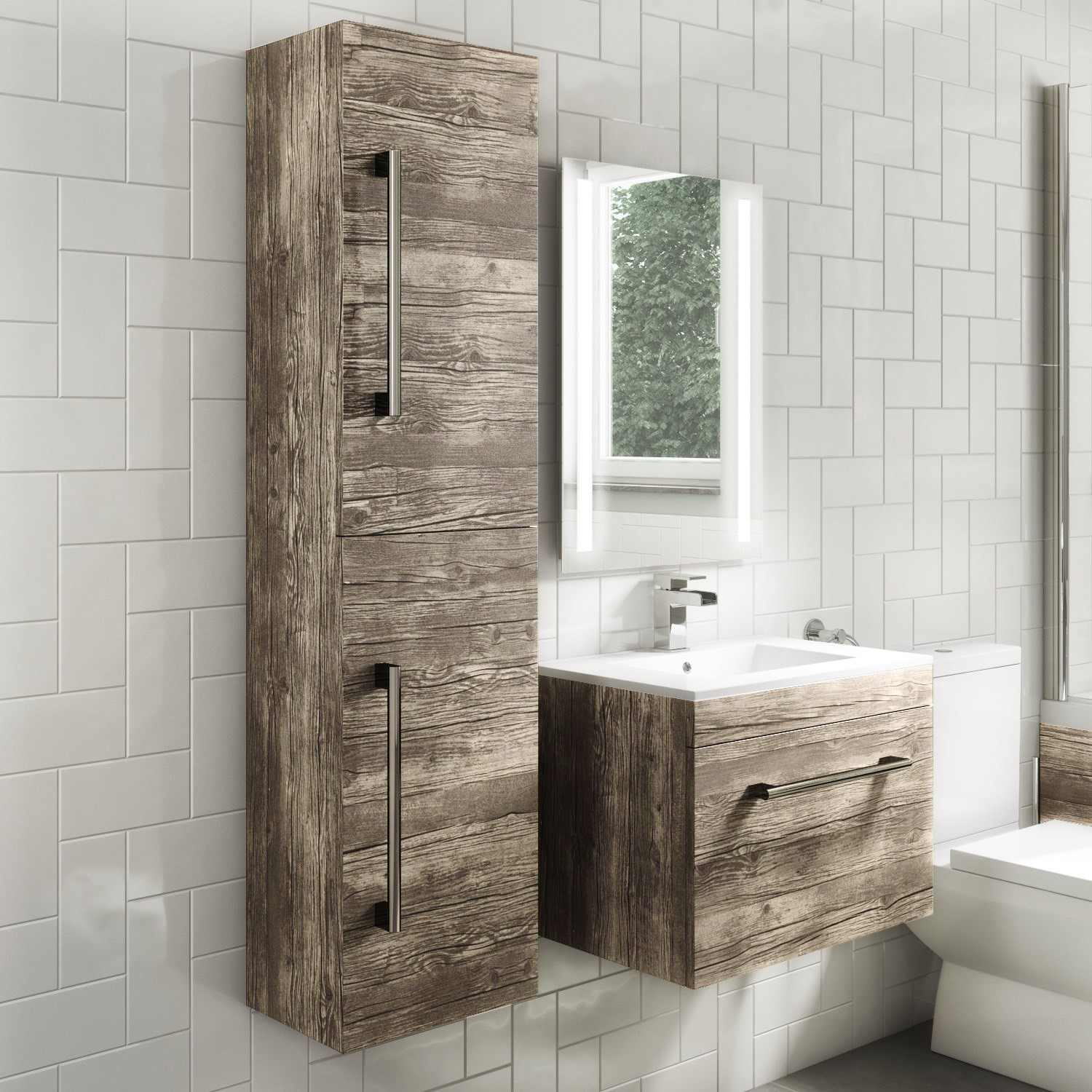 Wooden wall mounted bathroom cabinets sales