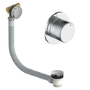 Chrome Overflow Bath Filler Thermostatic Mixer Shower Set - Arissa
