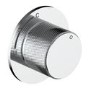 Chrome Overflow Bath Filler Thermostatic Mixer Shower Set - Arissa