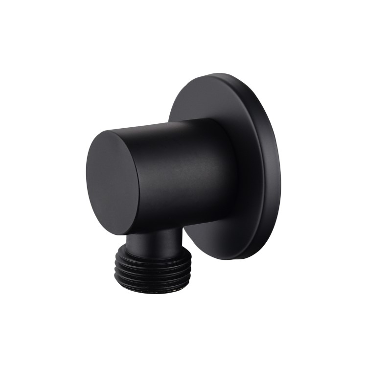 Grade A1 - Black Dual Outlet Wall Mounted Thermostatic Mixer Shower Set with Hand Shower - Vance