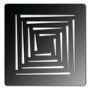 1000x800mm Black Slate Effect Rectangular Shower Tray with Shower Waste - Aqualavo