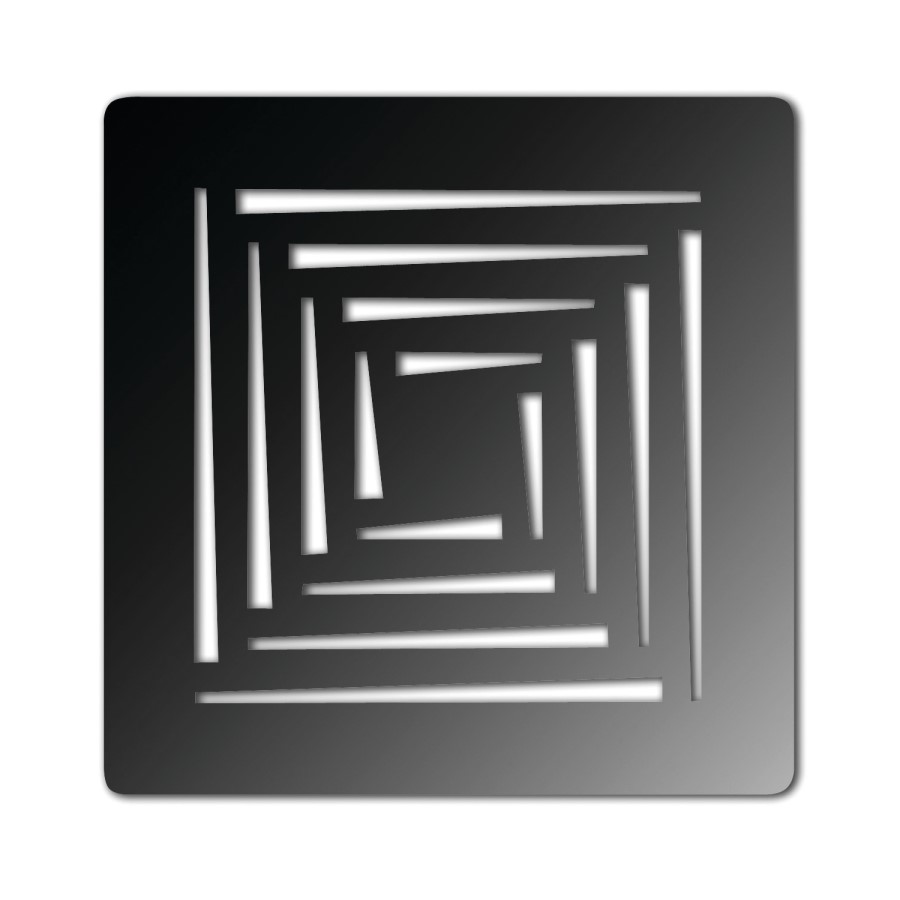 1000x800mm Black Slate Effect Rectangular Shower Tray with Shower Waste - Aqualavo