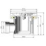 90mm fast flow shower tray waste