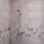 Minimalist Deluxe Thermostatic Bar Shower Valve Cima Multi Function Slide Shower Rail Kit 