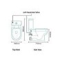 Close Coupled Toilet with Soft Close Seat - Veneto
