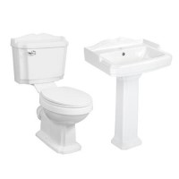 Legend Victoriana Toilet and Basin Suite - 1 Tap Hole
