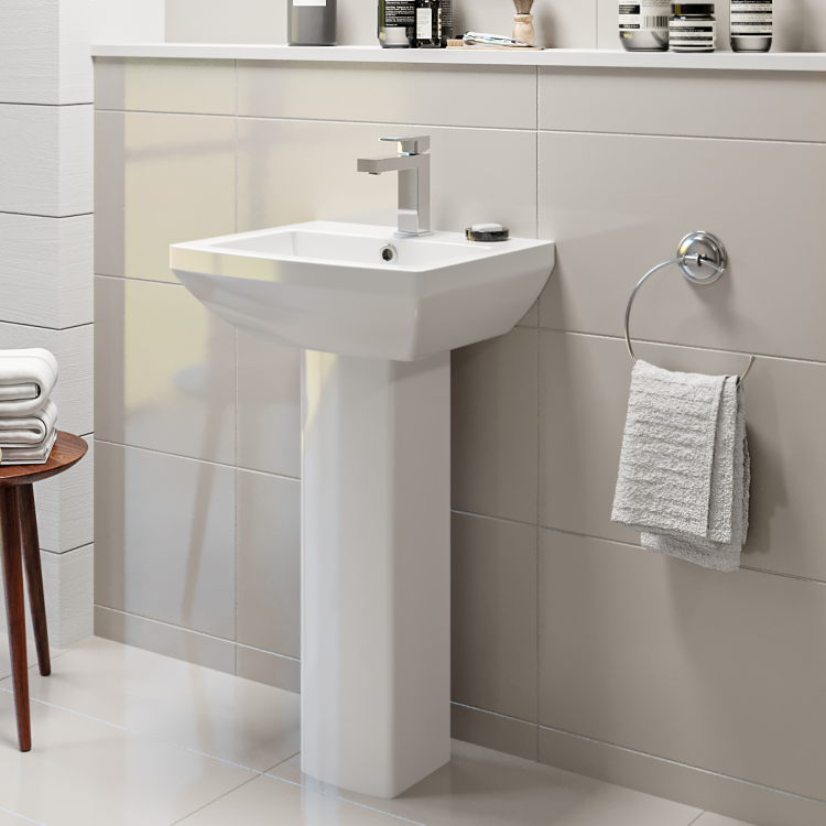 Close Coupled Toilet and Basin Bathroom Suite - Tabor