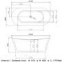 Torrelino Freestanding Bath and Newport Toilet and Basin Bath Suite 