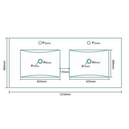 Aspen 120 Basin Vanity Unit	