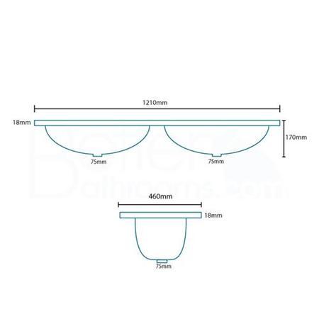 Aspen 120 Basin Vanity Unit	
