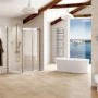 1000 x 900 Aquafloe Elite 8mm Sliding Shower Enclosure