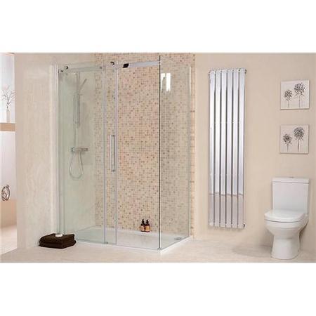 1200 x 900 Aquafloe Elite 8mm Sliding Shower Enclosure Old