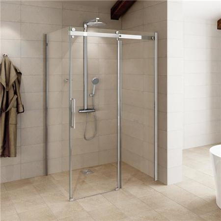 Sliding Shower Enclosure 1400 x 900 - 8mm Standard Glass - Aquafloe Elite Range
