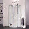 Quadrant Shower Enclosure Frameless 900 x 900mm - 8mm Glass - Aquafloe Elite II Range